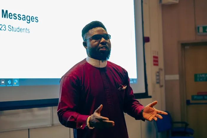 Event photography at an alumni celebration, speakers and guests, photographed by Imisi Bamiro, Coventry photographer